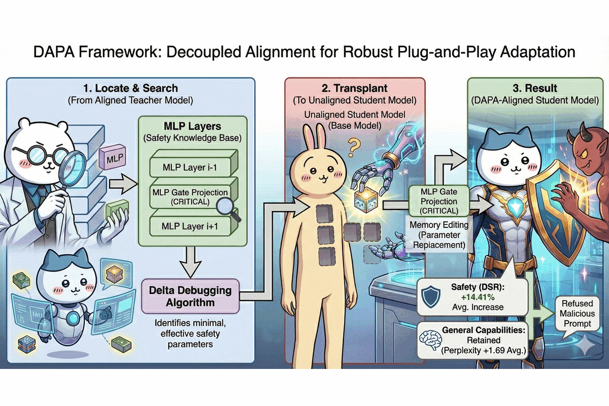 Decoupled Alignment for Robust Plug-and-Play Adaptation